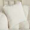 Chenille 2-Seater Beanbag Chair with Soft Foam Core - 3 of 4
