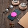 Insten 2-Pack Case For MagSafe Charger Pad, Protective Soft TPU Cover (Charger Not Included) Clear & Pink - 2 of 4