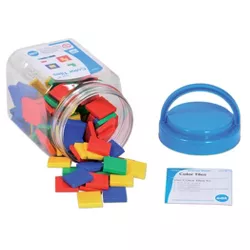 Edx Education Color Tiles, Mini Jar, Set of 100