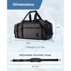 Generic Gym Bag for Men, Sports Duffel Bags for Traveling, Weekender Overnight Bag - 3 of 4