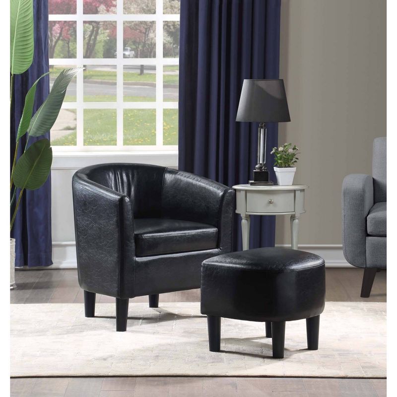 Take a Seat Churchill Accent Chair with Ottoman - Breighton Home, 3 of 11