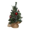 Kurt Adler 1.5-Foot Pinecones, Balls, and Berries Tree with Burlap - 2 of 4