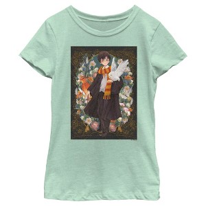 Girl's Harry Potter Harry Art Portrait T-Shirt - 1 of 4