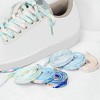 INSPIRE CHIC Flat Shoelaces Shoestrings for Sneakers Hiking Shoes Blue 0.31'' 1 Pair - 4 of 4
