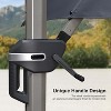 PURPLE LEAF Deluxe Aluminum Outdoor Patio Umbrella Square Cantilever Umbrellas - 2 of 4