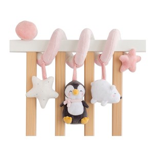 SARO Polaris Multi-Activity Spiral – Sensory Hanging Toy for Crib, Stroller & Car Seat | Soft Plush Developmental Toy for Babies - 1 of 1