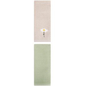 REGALWOVEN Pure Cotton Soft Absorbent Bathroom Hand Towels 13" x 30" 2 Pcs - 1 of 4
