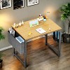 Sevobal Desks Game Computer Desk, Home Office Desk, Desk For Studying, Writing, Working , Gaming, Modern Simple, Beige, 63"*26"*29.8" - 2 of 4
