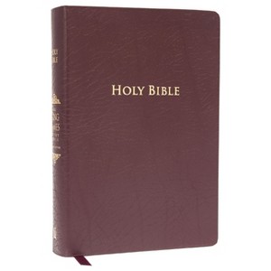 Study Bible-KJV - 2nd Edition,Large Print by  Thomas Nelson (Leather Bound) - 1 of 1