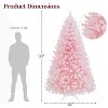 Yaheetech 4.5Ft/6Ft/7.5Ft/9Ft/12Ft Pre-lit Spruce Artificial Christmas Tree with 150 Incandescent Warm White Lights - 3 of 4