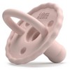 Baby Soother Silicone Pacifiers & Coordinating Mini Clip – Scalloped/Classic Design Infants Self-Soothing & Comforting Gift Set of 2 for Newborns - 4 of 4