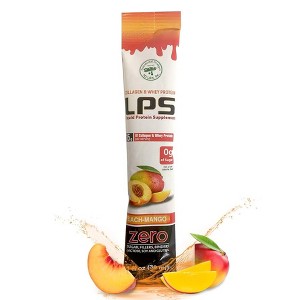 LPS Liquid Collagen & Whey Protein Supplement, Peach Mango, 1 Oz, - 1 of 4