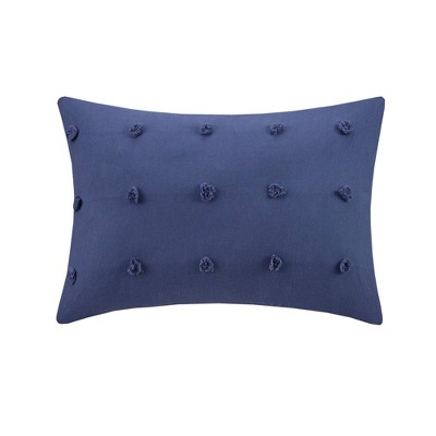 Oversize Kay Cotton Jacquard Pom-Pom Throw Pillow