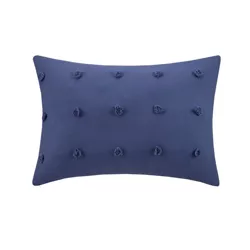 Oversize Kay Cotton Jacquard Pom-Pom Throw Pillow