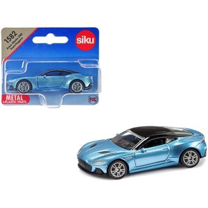 Aston Martin DBS Superleggera Blue Metallic with Black Top Diecast Model Car by Siku - 1 of 4