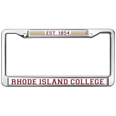 Rhode Island College Full Size Standard License Plate Metal Frame