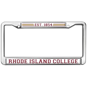 Rhode Island College Full Size Standard License Plate Metal Frame - 1 of 4