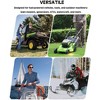 Fuel Caddy, 15 Gallon Portable Fuel Delivery Tank with 10Ft Delivery Hose and Wheels, Diesel and Gasoline Fuel Tank - 2 of 4