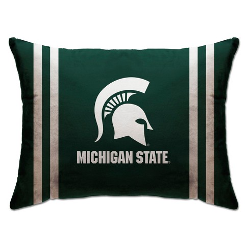 Ncaa Michigan State Spartans 20 X26 Standard Logo Bed Pillow Target