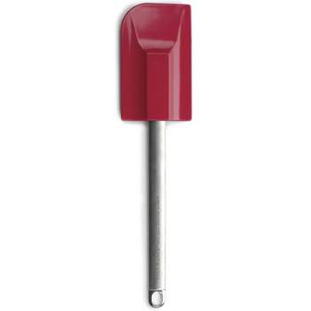 RSVP Large Red Silicone Spatula with Stainless Steel Handle