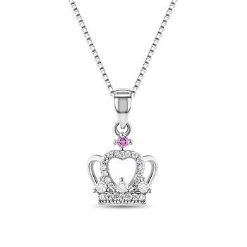 Girls' Queen for a Day Sterling Silver Necklace - In Season Jewelry