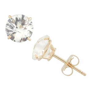 Designs By Gioelli 10K Gold Gemstone Stud Earrings - 1 of 2
