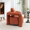 SEYNAR Mid Century Modern Teddy Upolstered Accent Chair with Poilow - 2 of 4