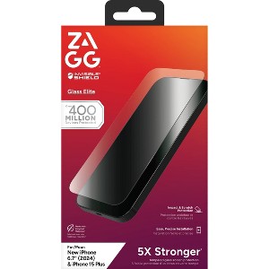 ZAGG Apple iPhone 16 Plus/iPhone 15 Plus Glass Elite Screen Protector - 1 of 4