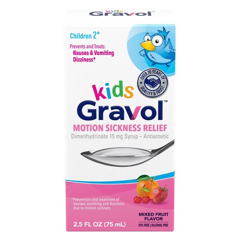 Gravol Kids' Dmh Liquid - 75ml : Target