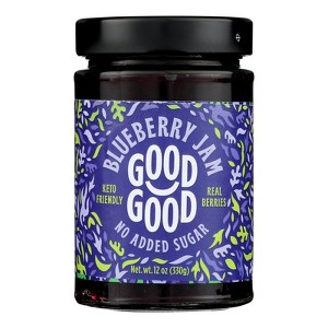 Good Good - Jam Blueberry No Sugar - Case of 6-12 OZ - 1 of 3