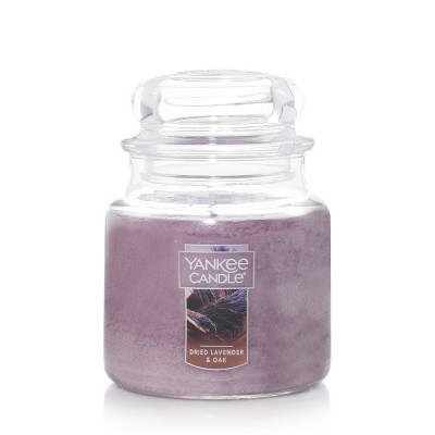14.5oz Glass Jar Dried Lavender Oak Candle - Yankee Candle