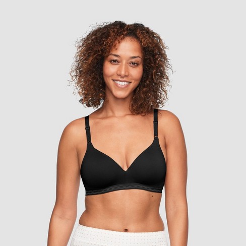 Simply Perfect By Warner's Women's Supersoft Lace Wirefree Bra - Black 34c  : Target