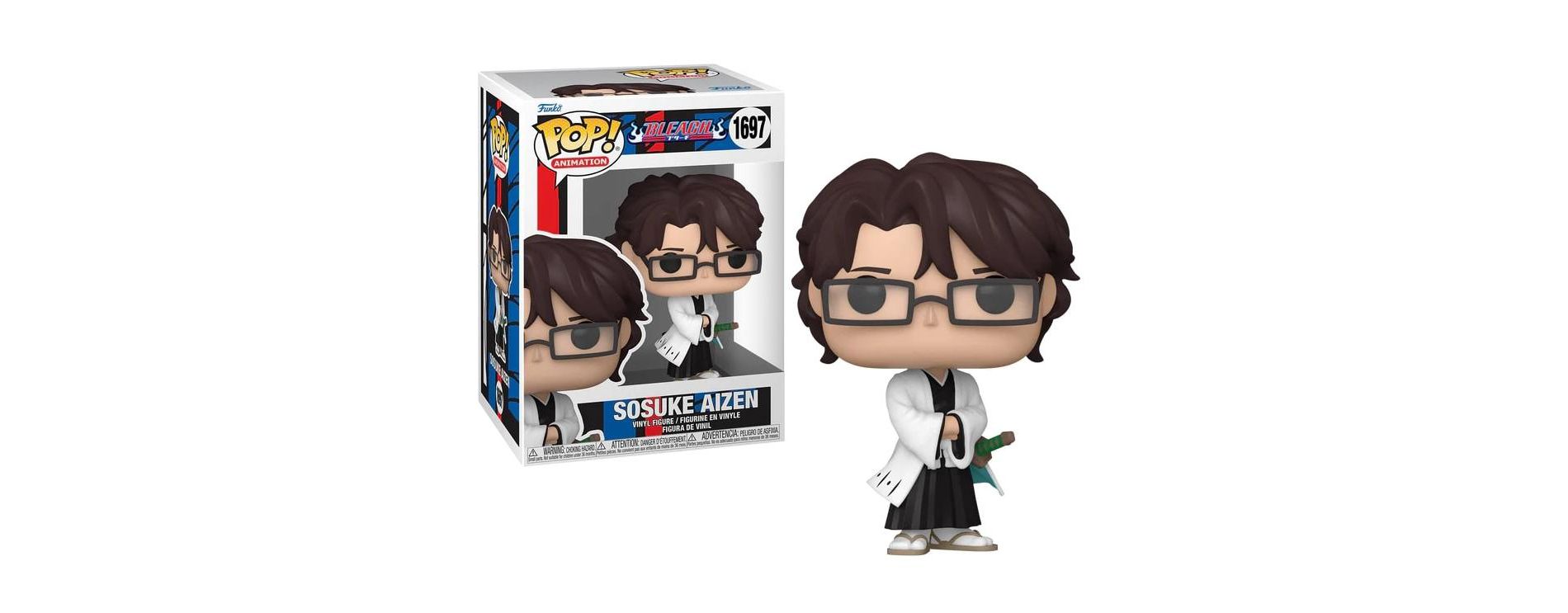 Funko POP Animation: Bleach - Aizen Sousuke - Vinyl Figure #1697 #75506