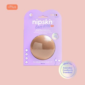 Nipskin Bare it All Plus Reusable Round Silicone Nipple Covers - 1 of 4
