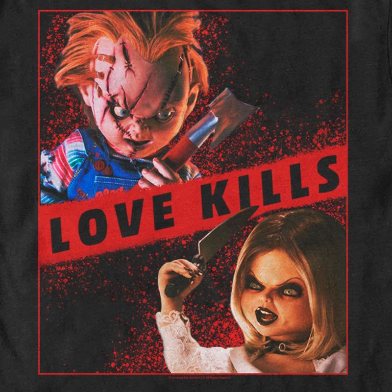 Men's Bride of Chucky Love Kills T-Shirt, 2 of 6