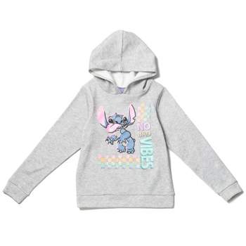 Disney Lilo & Stitch Girls French Terry Crossover Hoodie Toddler to Big Kid