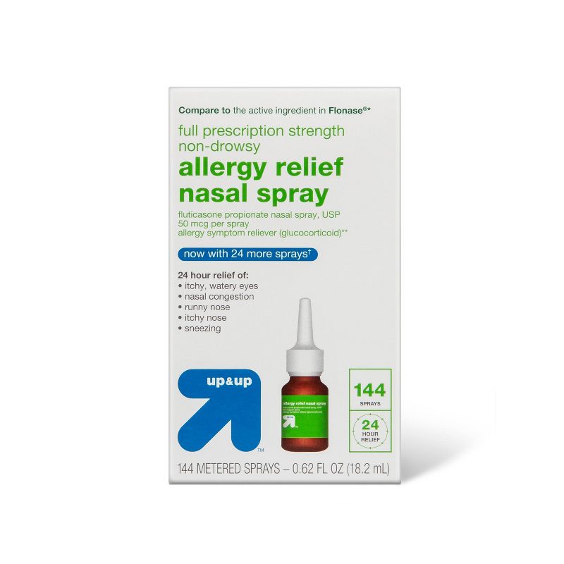 Fluticasone Propionate Allergy Relief Nasal Spray - 144 sprays/0.62 fl oz - up &#38; up&#8482;, 1 of 4