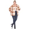 White Mark  Plus Size Plaid Shacket - 4 of 4