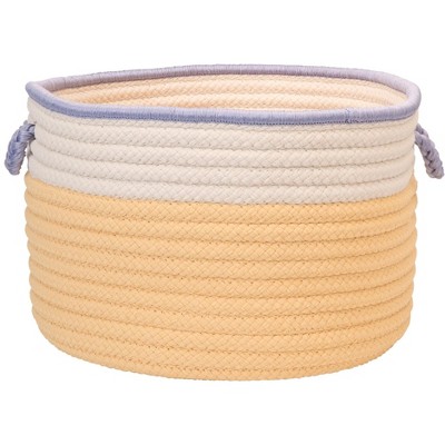 Colonial Mills In The Band Storage Bins, 22 by 14-Inch, Yellow/Purple