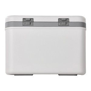 VEVOR Portable Cooler, 21 QT Hard Cooler with Ice Retention, Heavy-Duty Handles and Strap, Lightweight Rigid Material Insulated Portable Cooler,Gray - 1 of 4