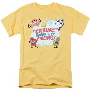 Steven Universe Crying Breakfast Friends Adult T-Shirt - 1 of 4