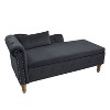 NicBex Storage Bench Storage Organizer Ottoman Velvet Lounge Chair for Bedroom with Storage for Living Room, Bedroom - 3 of 4