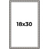 PosterPalooza | Slim Profile Silver Picture Frame - UV Acrylic, Foam Board Backing, Hanging Hardware - 2 of 4