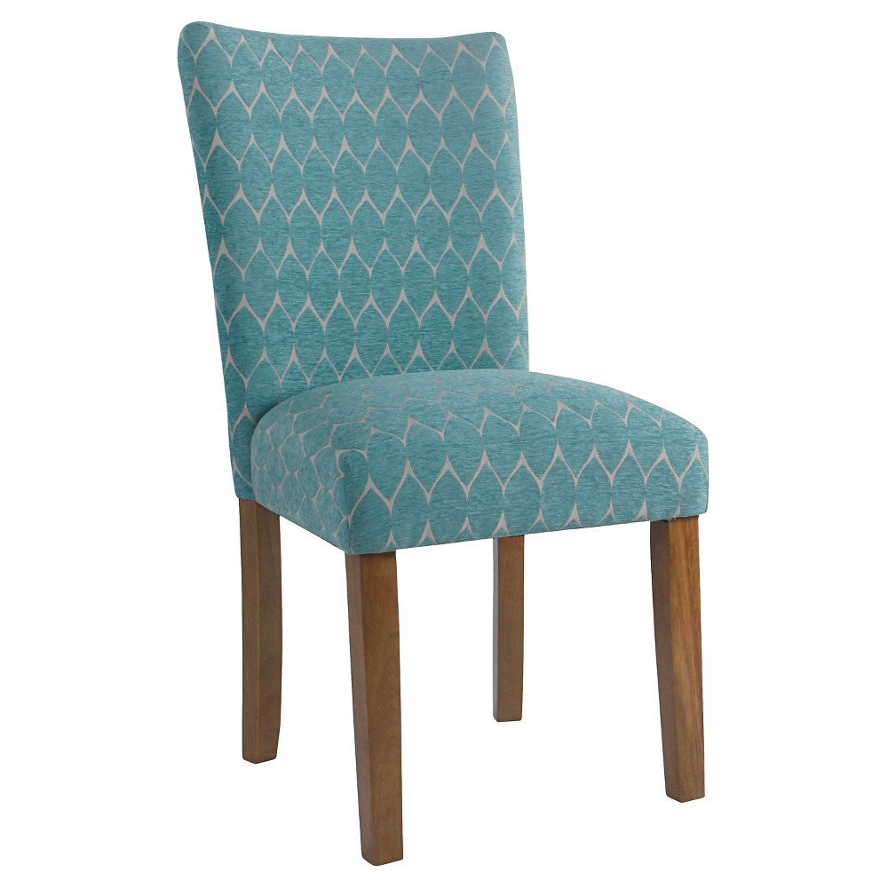 Set of 2 Textured Parsons Chair Teal - HomePop was $209.99 now $157.49 (25.0% off)