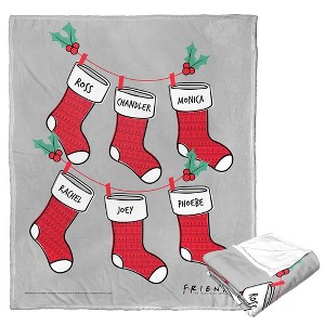 Warner Bros. Friends Friends Stockings Silk Touch Throw Blanket 50x60 Inches - 1 of 4
