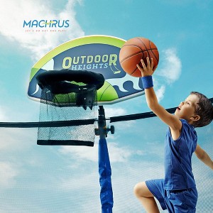 Upper Bounce Trampoline Basketball Hoop with Ball & Pump, Compatible with any size Trampoline to Attach Inside or Outside Trampoline - 1 of 4