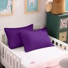 2 Pack 500 Thread Count Cotton Envelope Toddler Pillowcases, Ultra Soft Travel Pillow Cases - NTBAY - 3 of 4