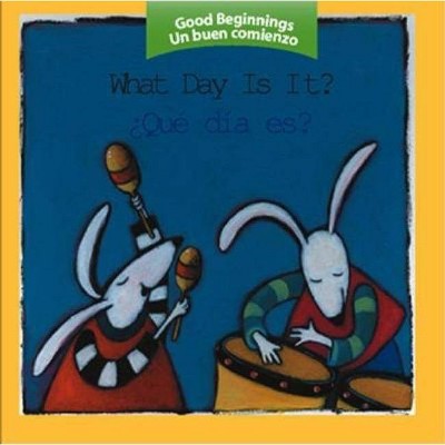 What Day Is It?/Que Dia Es? - (Un Buen Comienzo) by  Editors of the American Heritage Dictionaries (Board Book)