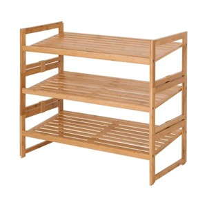 3 Tier Shoe Rack for 9 Pairs Shoe, 28.66 in Wx 13.18 in Dx 23.8 in H - 1 of 4