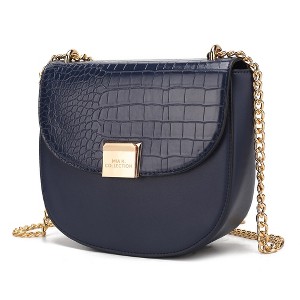 MKF Collection Brooklyn Crocodile Embossed Vegan Leather Women’s Shoulder Bag by Mia K - 1 of 4
